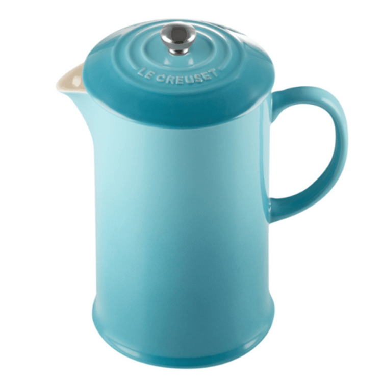 Cafeteira Prensa Francesa Azul Caribe 1 Litro - Le Creuset